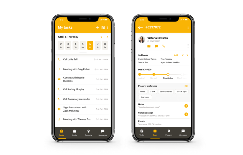 Advanced Custom CRM Software For Real Estate Business screenshot 1
